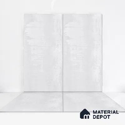 Marble Wall & Floor Tile TL 05124 B Marblis White Opal 4 ft x 2 ft  Vitrified Metallic Finish - 9 mm (Random 4) | Suitable for Living Room, Bedroom & Bathroom