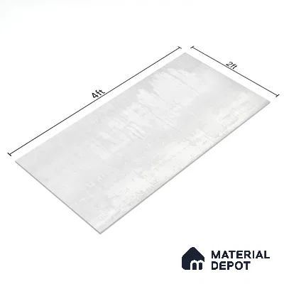 Marble Wall & Floor Tile TL 05124 B Marblis White Opal 4 ft x 2 ft  Vitrified Metallic Finish - 9 mm (Random 4) | Suitable for Living Room, Bedroom & Bathroom