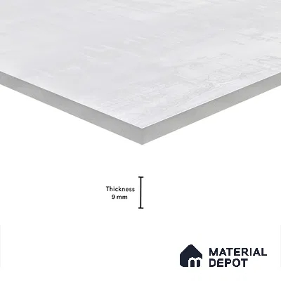 Marble Wall & Floor Tile TL 05124 B Marblis White Opal 4 ft x 2 ft  Vitrified Metallic Finish - 9 mm (Random 4) | Suitable for Living Room, Bedroom & Bathroom