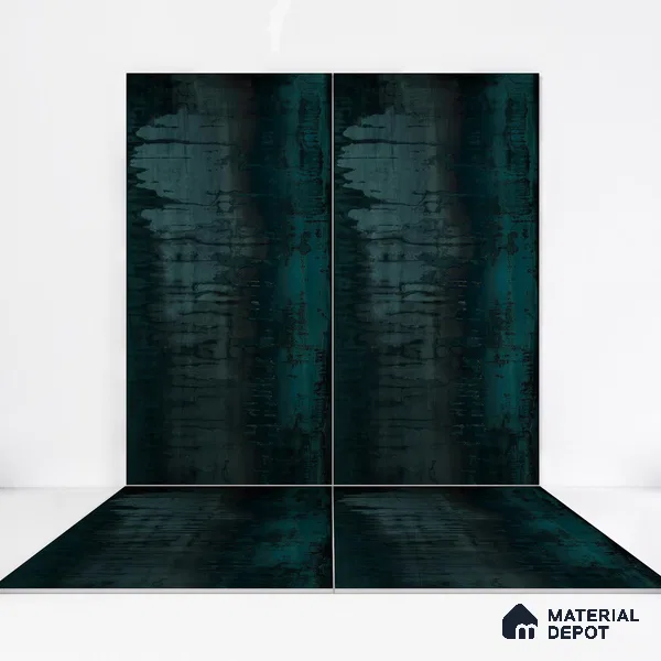 Marble Wall & Floor Tile TL 05124 Marblis Marine Elegance 4 ft x 2 ft  Vitrified Metallic Finish - 9 mm (Random 4) | Suitable for Living Room, Bedroom & Bathroom