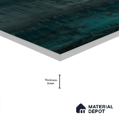 Marble Wall & Floor Tile TL 05124 Marblis Marine Elegance 4 ft x 2 ft  Vitrified Metallic Finish - 9 mm (Random 4) | Suitable for Living Room, Bedroom & Bathroom