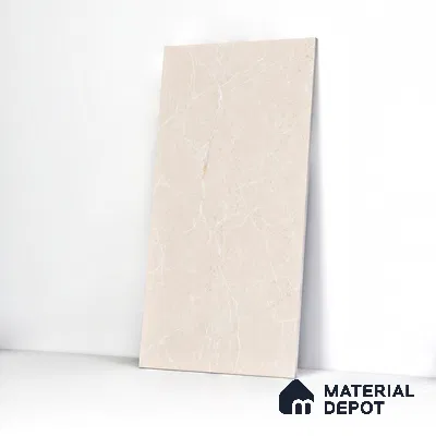 Marble Wall & Floor Tile TL 05160 Marblis Mirage Dune 4 ft x 2 ft Vitrified Carving Matte Finish - 9 mm (Random 4) | Suitable for Living Room, Bedroom & Bathroom
