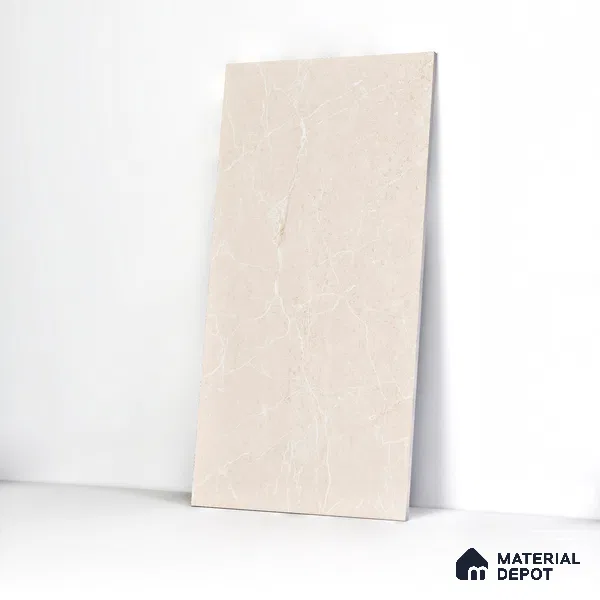 Marble Wall & Floor Tile TL 05160 Marblis Mirage Dune 4 ft x 2 ft Vitrified Carving Matte Finish - 9 mm (Random 4) | Suitable for Living Room, Bedroom & Bathroom