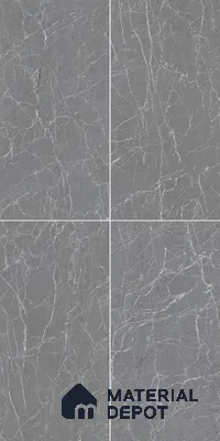 Marble Wall & Floor Tile TL 05158 Marblis Moonstone Veil 4 ft x 2 ft Vitrified Carving Matte Finish - 9 mm (Random 4) | Suitable for Living Room, Bedroom & Bathroom