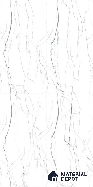 Marble Wall & Floor Tile TL 05113 Marblis Pearl Whisper 4 ft x 2 ft Vitrified Endless Glossy Finish - 9 mm (Random 4) | Suitable for Living Room, Bedroom & Bathroom