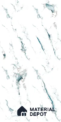 Marble Wall & Floor Tile TL 05145 Marblis Polar Mist 4 ft x 2 ft Vitrified Endless Glossy Finish - 9 mm (Random 4) | Suitable for Living Room, Bedroom & Bathroom