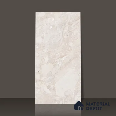 Marble Wall & Floor Tile TL 05116 B Marblis Amber Marble 4 ft x 2 ft Vitrified Endless Carving Matte Finish - 9 mm (Random 4) | Suitable for Living Room, Bedroom & Bathroom