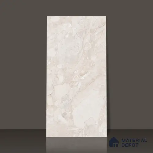 Marble Wall & Floor Tile TL 05116 B Marblis Amber Marble 4 ft x 2 ft Vitrified Endless Carving Matte Finish - 9 mm (Random 4) | Suitable for Living Room, Bedroom & Bathroom
