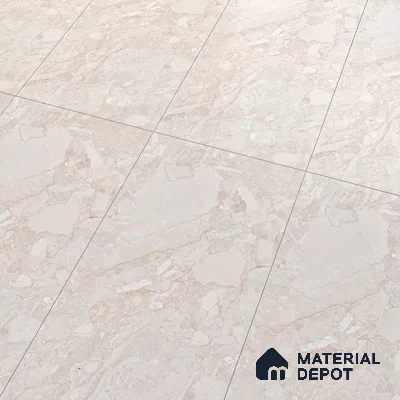 Marble Wall & Floor Tile TL 05116 B Marblis Amber Marble 4 ft x 2 ft Vitrified Endless Carving Matte Finish - 9 mm (Random 4) | Suitable for Living Room, Bedroom & Bathroom