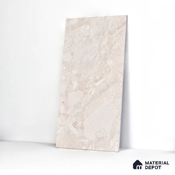 Marble Wall & Floor Tile TL 05116 B Marblis Amber Marble 4 ft x 2 ft Vitrified Endless Carving Matte Finish - 9 mm (Random 4) | Suitable for Living Room, Bedroom & Bathroom