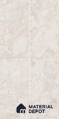 Marble Wall & Floor Tile TL 05116 Marblis Sandy Veil 4 ft x 2 ft Vitrified Endless Glossy Finish - 9 mm (Random 4) | Suitable for Living Room, Bedroom & Bathroom