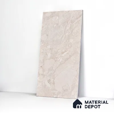 Marble Wall & Floor Tile TL 05116 Marblis Sandy Veil 4 ft x 2 ft Vitrified Endless Glossy Finish - 9 mm (Random 4) | Suitable for Living Room, Bedroom & Bathroom