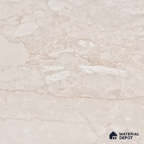 Marble Wall & Floor Tile TL 05116 Marblis Sandy Veil 4 ft x 2 ft Vitrified Endless Glossy Finish - 9 mm (Random 4) | Suitable for Living Room, Bedroom & Bathroom