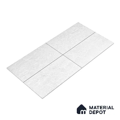 Marble Wall & Floor Tile TL 05159 Marblis Winter Veil 4 ft x 2 ft Vitrified Carving Matte Finish - 9 mm (Random 4) | Suitable for Living Room, Bedroom & Bathroom