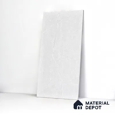 Marble Wall & Floor Tile TL 05159 Marblis Winter Veil 4 ft x 2 ft Vitrified Carving Matte Finish - 9 mm (Random 4) | Suitable for Living Room, Bedroom & Bathroom