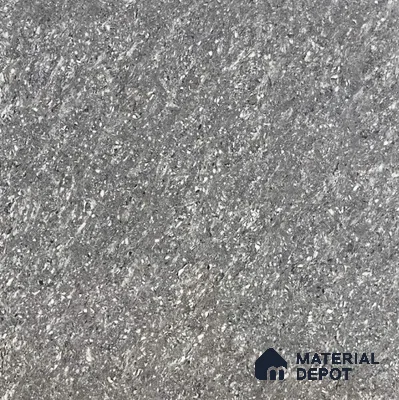 TL 00368 Leaden Grey 2 ft x 2 ft Glossy Finish Double Charged Vitrified Floor Tile - 9 mm