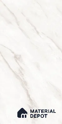 Marble Wall & Floor Tile TL 05142 Marblis Snow Blossom 4 ft x 2 ft Vitrified  Glossy Finish - 9 mm (Random 6) | Suitable for Living Room, Bedroom & Bathroom