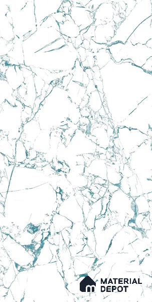 Marble Wall & Floor Tile TL 05155 Marblis Glacial Grace 4 ft x 2 ft Vitrified Endless Glossy Finish - 9 mm (Random 3) | Suitable for Living Room, Bedroom & Bathroom