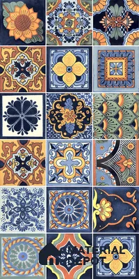 Moroccan Wall & Floor Tile TL 05111 G Kasavari Celestial 4 ft x 2 ft Vitrified Endless High Gloss Finish - 9 mm (Random 4) | Suitable for Living Room, Bedroom, Bathroom, Kitchen Wall & Backsplashes