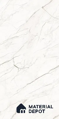 Marble Wall & Floor Tile TL 05114 Marblis Crystal Veil 4 ft x 2 ft Vitrified Endless Glossy Finish - 9 mm (Random 4) | Suitable for Living Room, Bedroom & Bathroom
