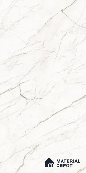 Marble Wall & Floor Tile TL 05114 Marblis Crystal Veil 4 ft x 2 ft Vitrified Endless Glossy Finish - 9 mm (Random 4) | Suitable for Living Room, Bedroom & Bathroom