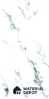 Marble Wall & Floor Tile TL 05145 Marblis Polar Mist 4 ft x 2 ft Vitrified Endless Glossy Finish - 9 mm (Random 4) | Suitable for Living Room, Bedroom & Bathroom