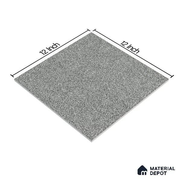 Parking Tile Grigio Grey 12 x 12 inch Anti Skid Matte Finish Vitrified Floor Tile - 8 mm | TL 01826 C | Suitable for Parking, Terrace & Outdoor Areas