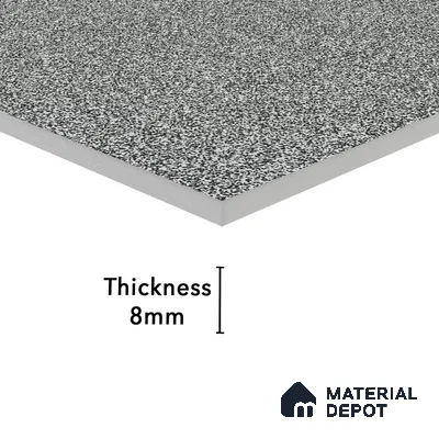 Parking Tile Grigio Grey 12 x 12 inch Anti Skid Matte Finish Vitrified Floor Tile - 8 mm | TL 01826 C | Suitable for Parking, Terrace & Outdoor Areas