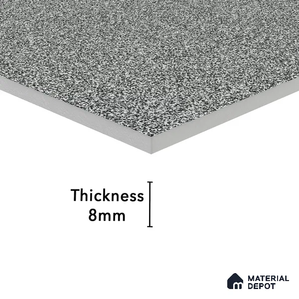 Parking Tile Grigio Grey 12 x 12 inch Anti Skid Matte Finish Vitrified Floor Tile - 8 mm | TL 01826 C | Suitable for Parking, Terrace & Outdoor Areas