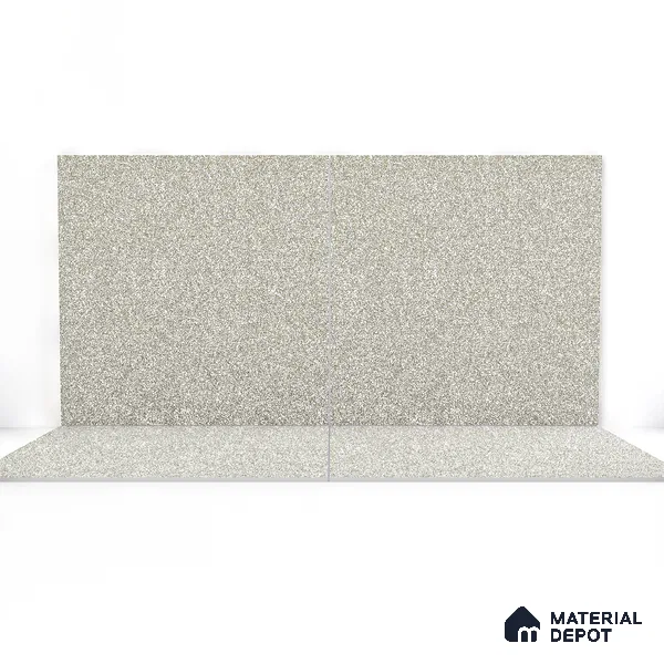 Stone Floor Tile Lead Grey 12 x 12 inch Anti Skid Matte Finish Vitrified Tile - 8 mm | TL 01826 D | Suitable for Balcony, Courtyard, Bathroom