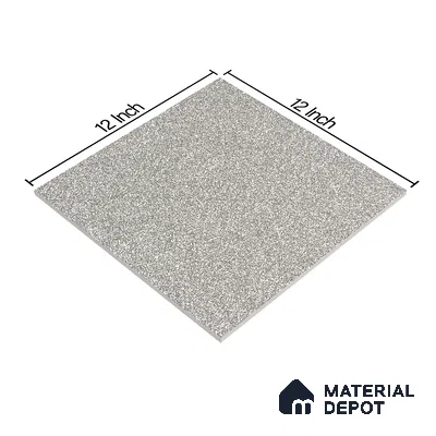 Stone Floor Tile Lead Grey 12 x 12 inch Anti Skid Matte Finish Vitrified Tile - 8 mm | TL 01826 D | Suitable for Balcony, Courtyard, Bathroom