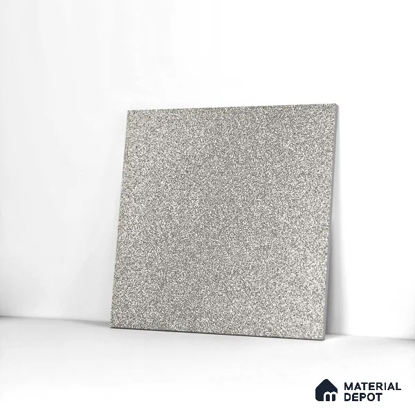 Stone Floor Tile Lead Grey 12 x 12 inch Anti Skid Matte Finish Vitrified Tile - 8 mm | TL 01826 D | Suitable for Balcony, Courtyard, Bathroom