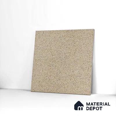 Stone Floor Tile Cocoa Brown 12 x 12 inch Anti Skid Matte Finish Vitrified Tile - 8 mm | TL 01826 E | Suitable for Balcony, Courtyard, Bathroom