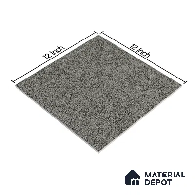 Parking Tile Marble Black 12 x 12 inch Anti Skid Matte Finish Vitrified Floor Tile - 8 mm | TL 01826 F | Suitable for Parking, Terrace & Outdoor Areas
