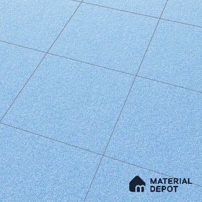 Stone Floor Tile Oceanic Blue 12 x 12 inch Anti Skid Matte Finish Vitrified Floor Tile - 8 mm | TL 01826 | Suitable for Bathroom, Courtyard, Balcony