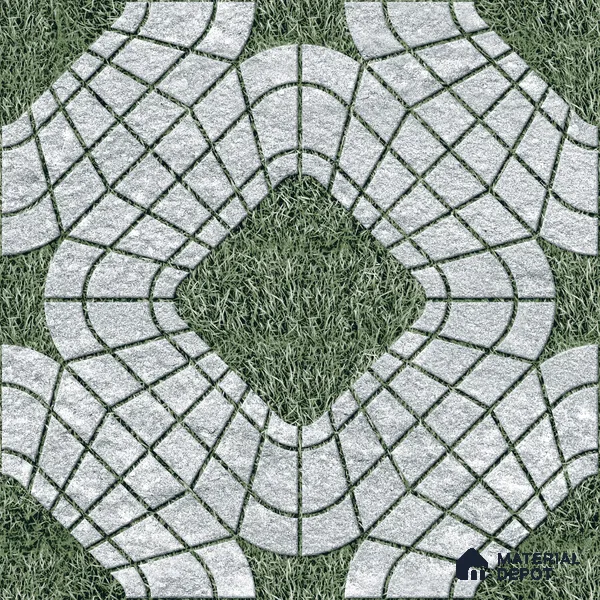 Parking Tile Silverado 12 x 12 inch Anti Skid Matte Finish Vitrified Floor Tile - 8 mm | TL 01824 | Suitable for Parking, Terrace & Outdoor Areas