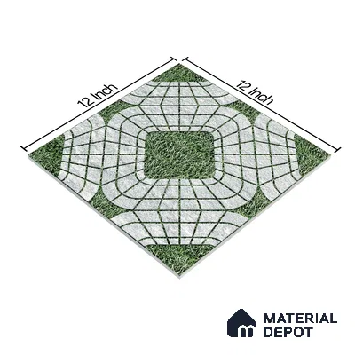 Parking Tile Silverado 12 x 12 inch Anti Skid Matte Finish Vitrified Floor Tile - 8 mm | TL 01824 | Suitable for Parking, Terrace & Outdoor Areas