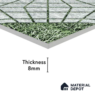 Parking Tile Silverado 12 x 12 inch Anti Skid Matte Finish Vitrified Floor Tile - 8 mm | TL 01824 | Suitable for Parking, Terrace & Outdoor Areas