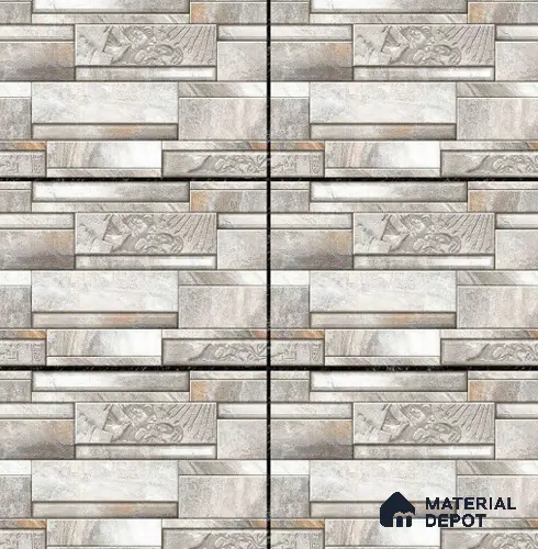 TL 01799 Silverado 18 x 12 inch Glossy Finish Ceramic Wall Tile - 7 mm