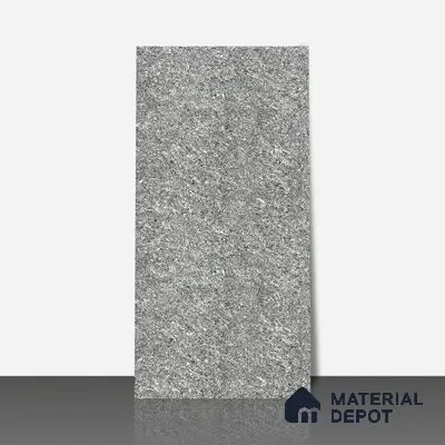 Double Charge Floor & Wall Tile TL 00429 Dualcore Ash Grey 4 ft x 2 ft Vitrified Glossy Finish - 9 mm | Suitable for Bedroom, Living Room, Office & Bathroom Wall