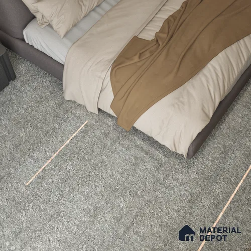 Double Charge Floor & Wall Tile TL 00429 Dualcore Ash Grey 4 ft x 2 ft Vitrified Glossy Finish - 9 mm | Suitable for Bedroom, Living Room, Office & Bathroom Wall