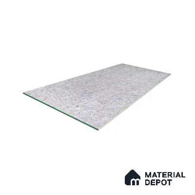 Double Charge Floor & Wall Tile TL 00429 Dualcore Ash Grey 4 ft x 2 ft Vitrified Glossy Finish - 9 mm | Suitable for Bedroom, Living Room, Office & Bathroom Wall
