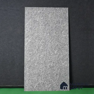 Double Charge Floor & Wall Tile TL 00429 Dualcore Ash Grey 4 ft x 2 ft Vitrified Glossy Finish - 9 mm | Suitable for Bedroom, Living Room, Office & Bathroom Wall