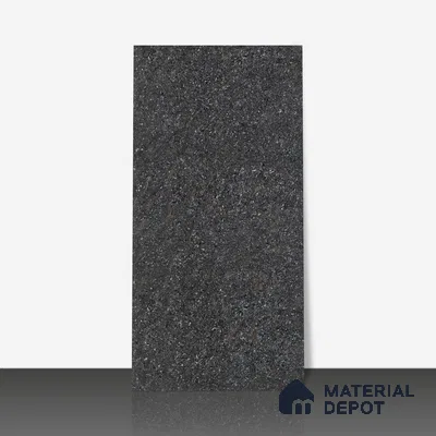 Double Charge Floor & Wall Tile TL 00430 Dualcore Inky Black 4 ft x 2 ft Vitrified Glossy Finish - 9 mm | Suitable for Bedroom, Living Room, Office & Bathroom Wall