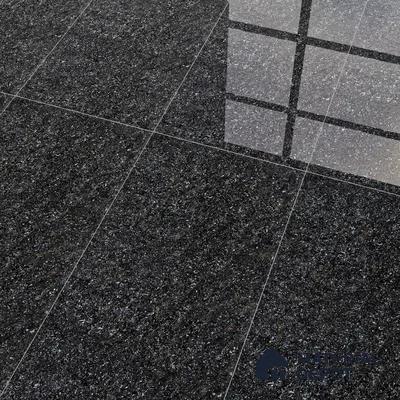 Double Charge Floor & Wall Tile TL 00430 Dualcore Inky Black 4 ft x 2 ft Vitrified Glossy Finish - 9 mm | Suitable for Bedroom, Living Room, Office & Bathroom Wall