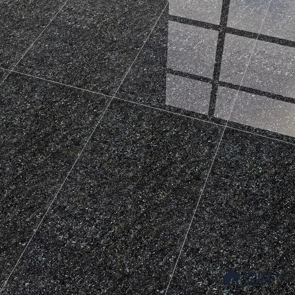 Double Charge Floor & Wall Tile TL 00430 Dualcore Inky Black 4 ft x 2 ft Vitrified Glossy Finish - 9 mm | Suitable for Bedroom, Living Room, Office & Bathroom Wall
