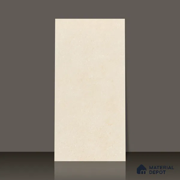 Double Charge Floor & Wall Tile TL 00432 Dualcore Vanilla Beige 4 ft x 2 ft Vitrified Glossy Finish - 9 mm | Suitable for Bedroom, Living Room, Office & Bathroom Wall