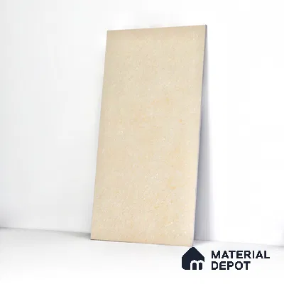 Double Charge Floor & Wall Tile TL 00432 Dualcore Vanilla Beige 4 ft x 2 ft Vitrified Glossy Finish - 9 mm | Suitable for Bedroom, Living Room, Office & Bathroom Wall