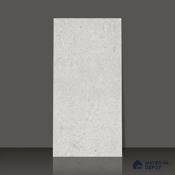 Double Charge Floor & Wall Tile TL 00434 Dualcore Misty Grey 4 ft x 2 ft Vitrified Glossy Finish - 9 mm | Suitable for Bedroom, Living Room, Office & Bathroom Wall