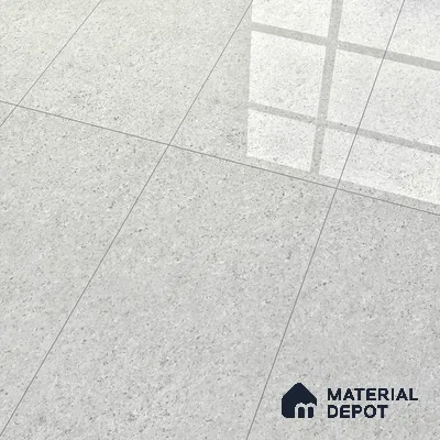 Double Charge Floor & Wall Tile TL 00434 Dualcore Misty Grey 4 ft x 2 ft Vitrified Glossy Finish - 9 mm | Suitable for Bedroom, Living Room, Office & Bathroom Wall